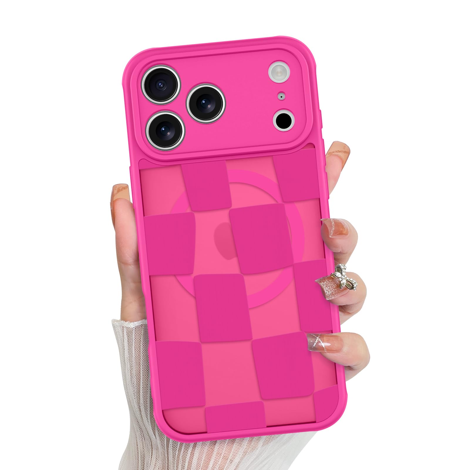 Amazon.com: KANGHAR for iPhone 17 Pro Max Case 2025 Checkered